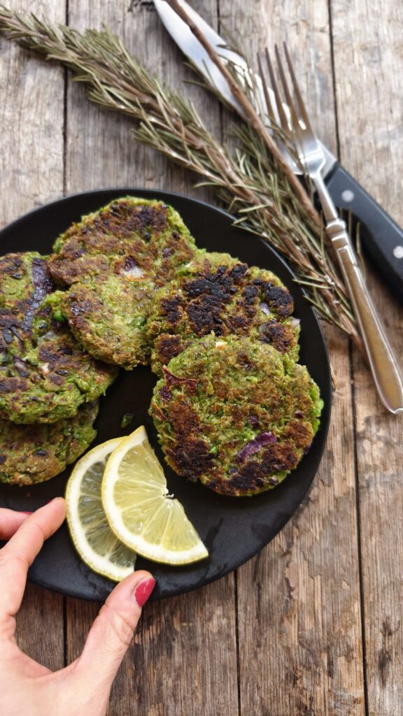 Patty vegan Erbsenpatty