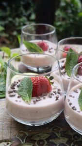 Erdbeermousse