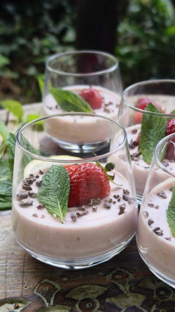 Erdbeermousse