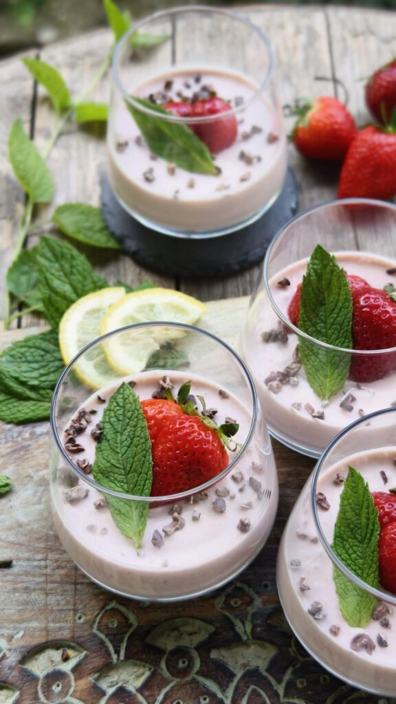 Erdbeermousse