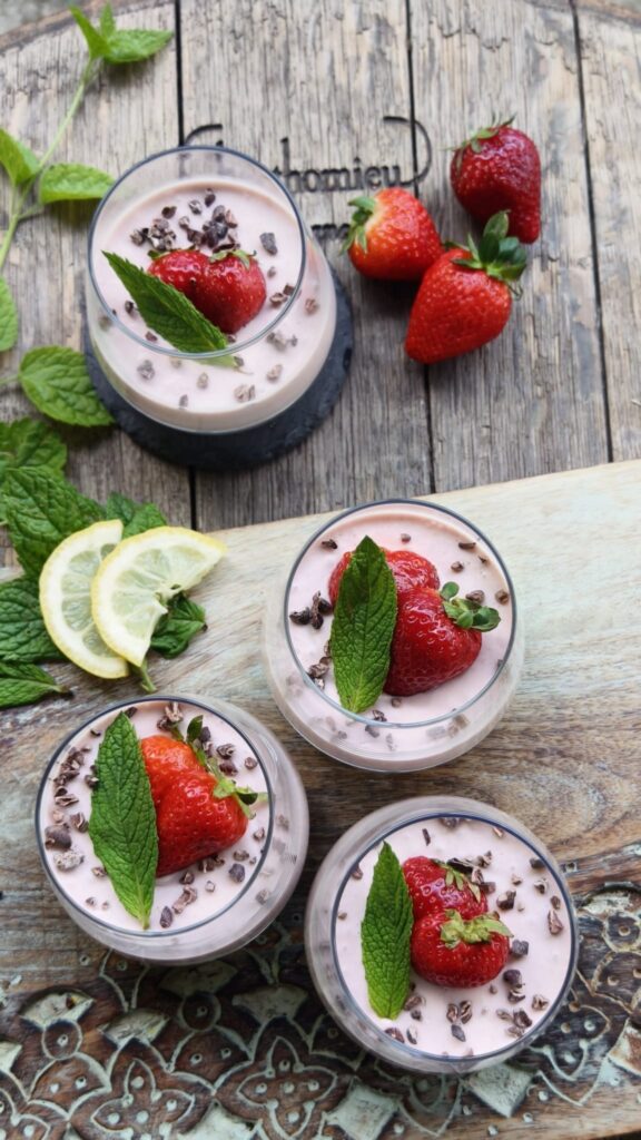 Erdbeermousse