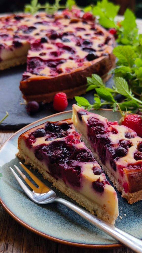 Cheesecake mit Beeren