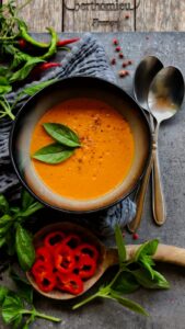 Leichtes Grillpaprika Süppchen