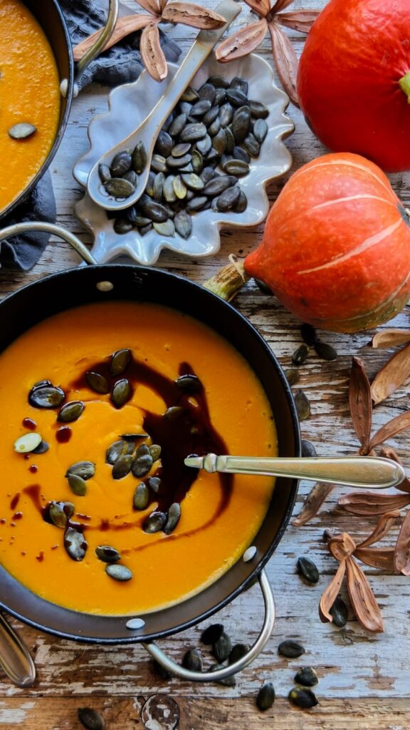 Kürbiscreme Suppe