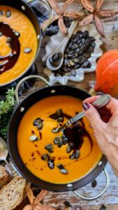 Kürbiscreme Suppe